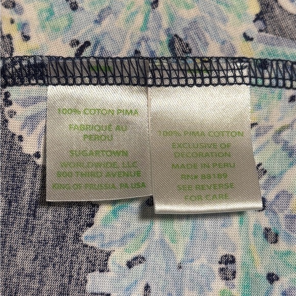 Lilly Pulitzer Margot Swing Dress Size Medium Scuba Doo High Tide Navy - Picture 7 of 10